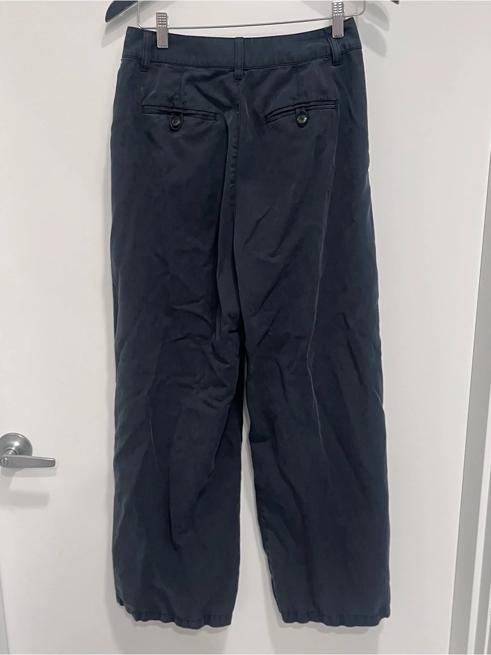 Madewell The Harlow Wide-Leg Pant High-Rise Wide-Leg Pants Linen Blend Size 2 - Picture 8 of 9